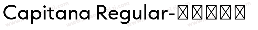 Capitana Regular字体转换